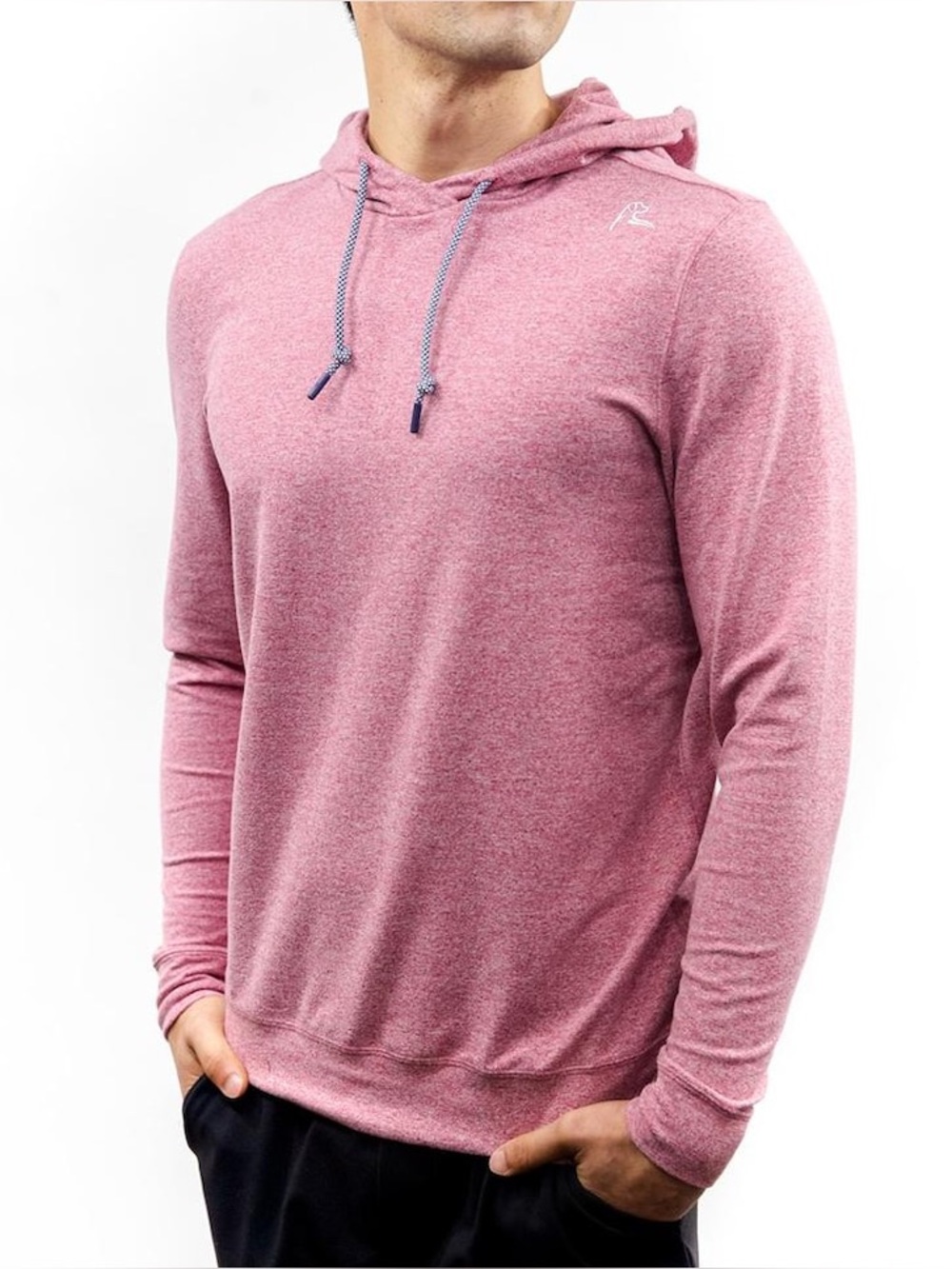 Rhoback Hesi Performance Hoodie Men’s Size Small Red Golf Outdoor Lightweight